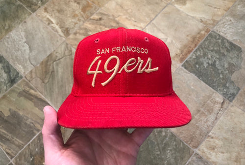 Vintage San Francisco 49ers Sports Specialties Script Snapback Football Hat