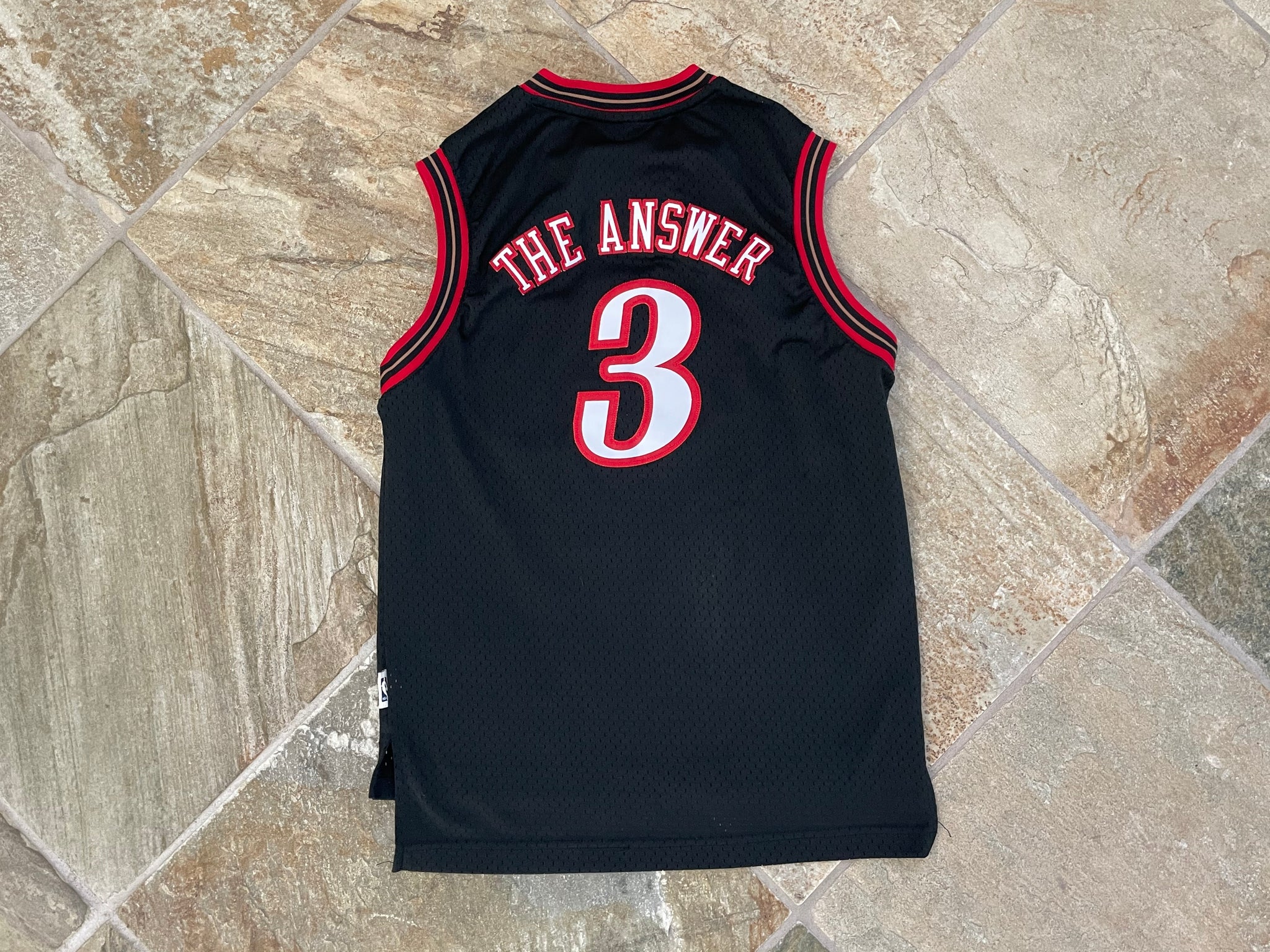2009 Allen Iverson Philadelphia 76ers Sixers Adidas NBA Jersey Size Medium  – Rare VNTG