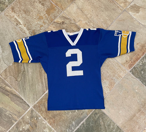 Vintage Winnipeg Blue Bombers Tom Clements Ravens CFL Football Jersey, Size Medium