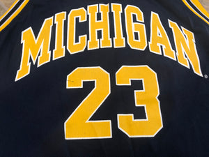 Vintage University of Michigan Maurice Taylor Champion College Basketball Jersey, Size 48, XL