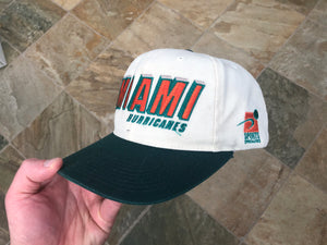 Vintage Miami Hurricanes Sports Specialties Shadow Snapback College Hat