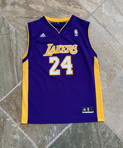 Vintage Los Angeles Lakers Kobe Bryant Adidas Basketball Jersey, Youth Large