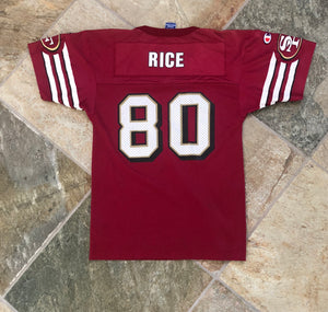 Vintage San Francisco 49ers Jerry Rice Champion Youth Football Jersey, Size 10-12, Medium
