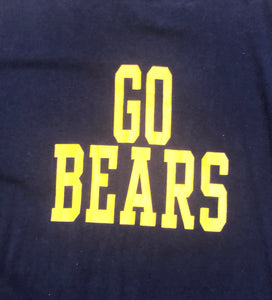 Vintage Cal Berkeley Bears College Tshirt, Size Medium