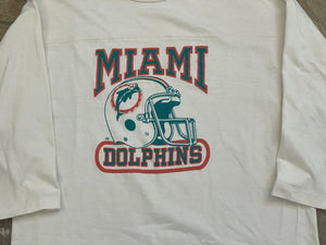 Vintage Miami Dolphins Logo 7 Football Tshirt, Size XL