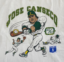 Load image into Gallery viewer, Vintage Oakland Athletics Jose Canseco Baseball Tshirt, Size Large