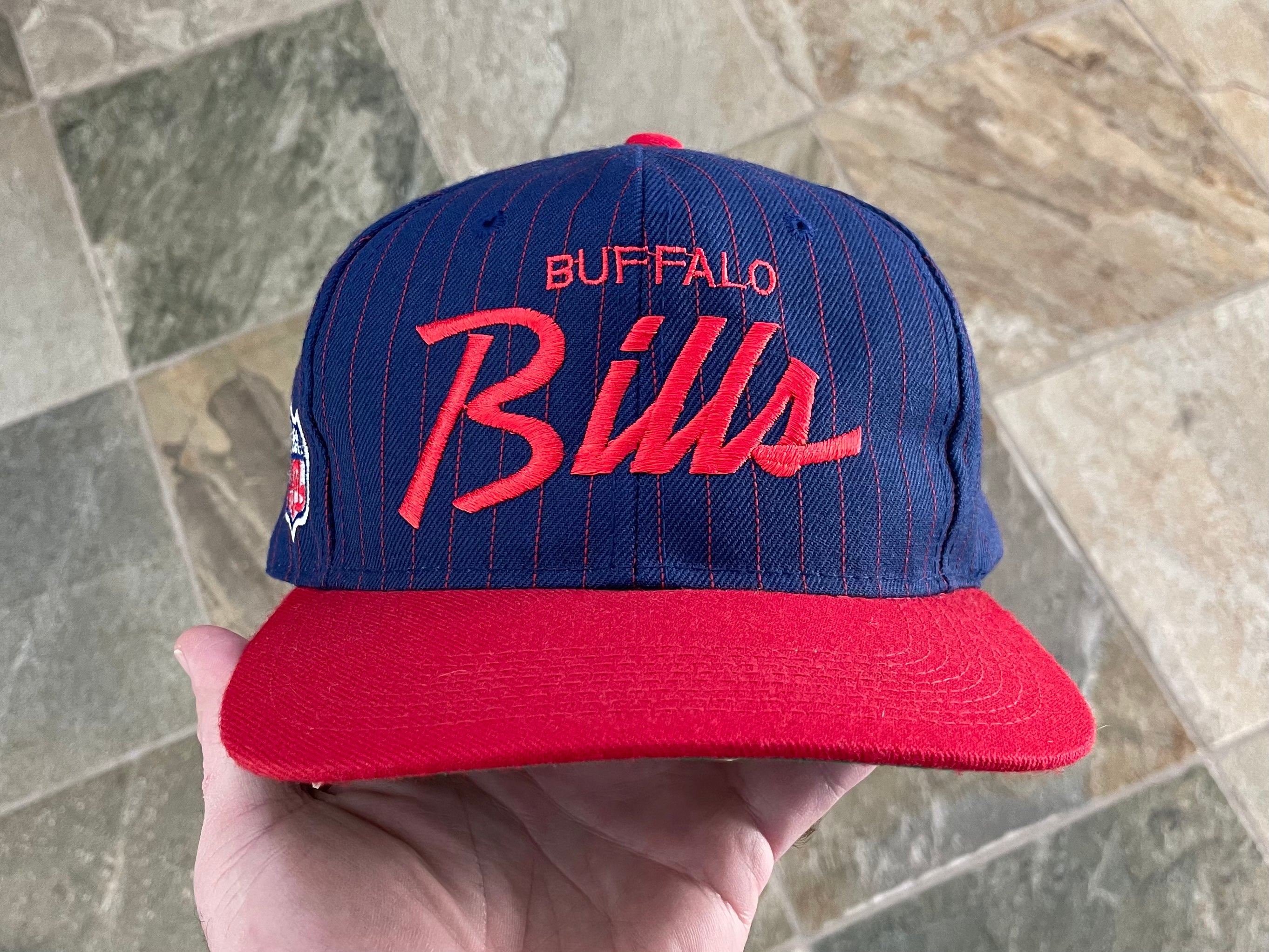 90's Buffalo Bills Sports Specialties Pinstripe Script NFL