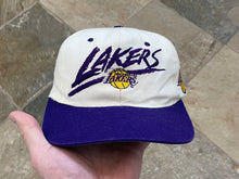 Load image into Gallery viewer, Vintage Los Angeles Lakers AJD Snapback Basketball Hat
