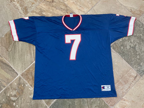 Vintage Buffalo Bills Doug Flutie Champion Football Jersey, Size 52, XXL