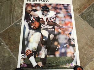 Vintage Chicago Bears Walter Payton NFL Football Poster