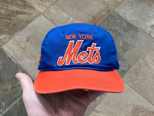 Vintage New York Mets Sports Specialties Script Snapback Baseball Hat