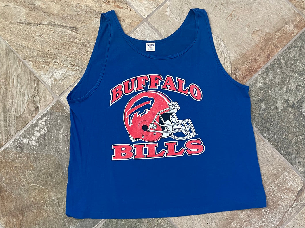 Vintage Buffalo Bills Trench Tank Top Football Tshirt, Size XL