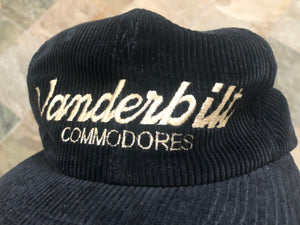 Vintage Vanderbilt Commodores Corduroy Script Snapback College Hat