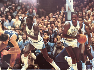 Vintage North Carolina Tar Heels Michael Jordan Converse College Basketball Poster ###