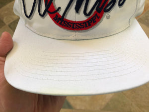 Vintage Ole Miss Rebels The Game Circle Logo Snapback College Hat