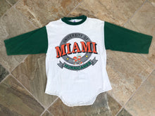 Load image into Gallery viewer, Vintage Miami Hurricanes Logo 7 College Tshirt, Size XL
