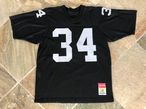 Vintage Los Angeles Raiders Bo Jackson Sand Knit Football Jersey, Size Large