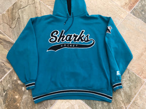 Vintage San Jose Sharks Starter Hockey Sweatshirt, Size XL
