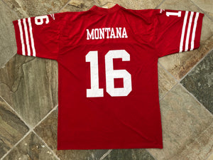 San Francisco 49ers Joe Montana Reebok Throwbacks Football Jersey, Size Large