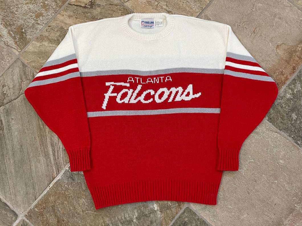 Vintage Atlanta Falcons Cliff Engle Sweater Football Sweatshirt, Size XL