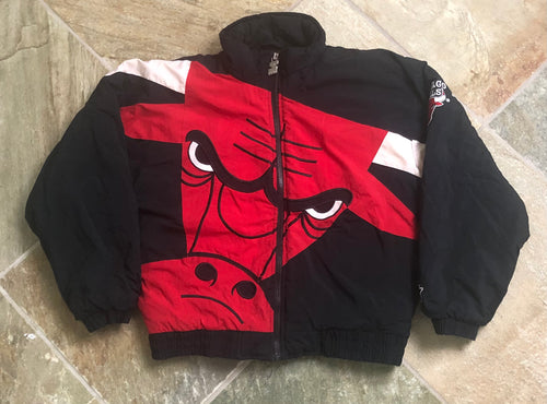 Vintage Chicago Bulls Starter Big Logo Basketball Jacket, Size Youth Medium