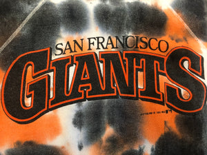 Vintage San Francisco Giants Tie Dye Baseball Sweatshirt, Size Medium