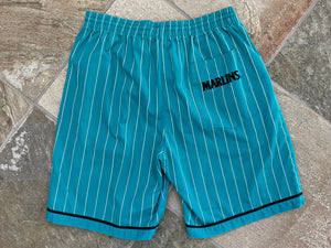 Vintage Florida Marlins Starter Pinstripe Baseball Shorts, Size Large