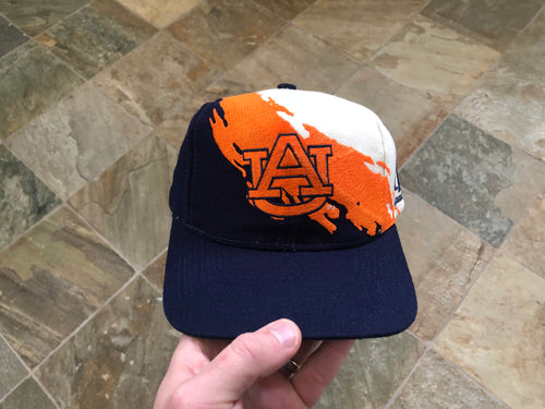 Vintage Auburn Tigers Logo Athletic Splash Snapback College Hat