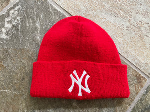 Vintage New York Yankees Twins Enterprises Red Beanie Baseball Hat