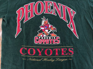Vintage Phoenix Coyotes Lee Sports Hockey Tshirt, Size Large
