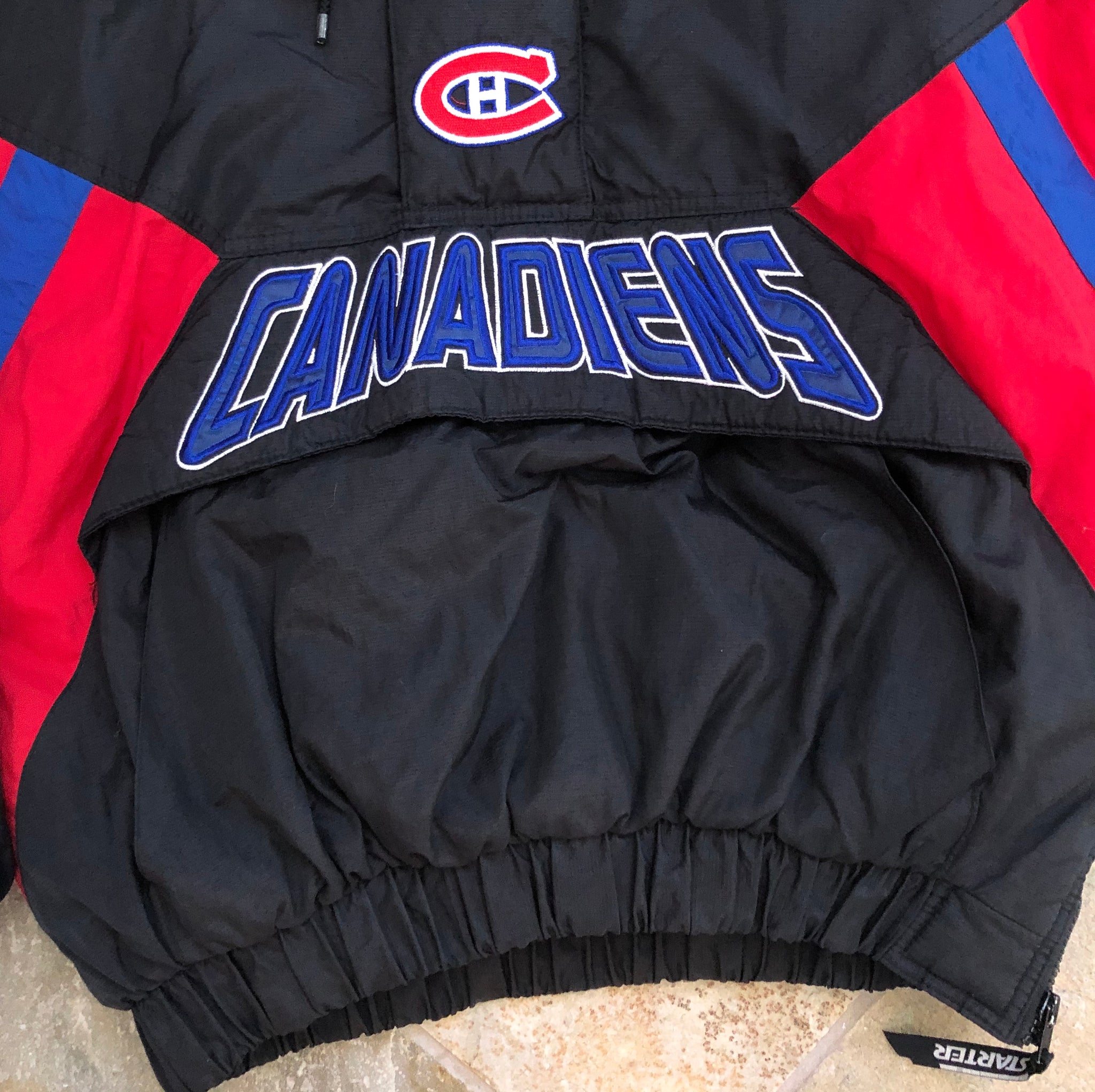 Vintage Montreal Canadiens Starter Parka Hockey Jacket, Size Large