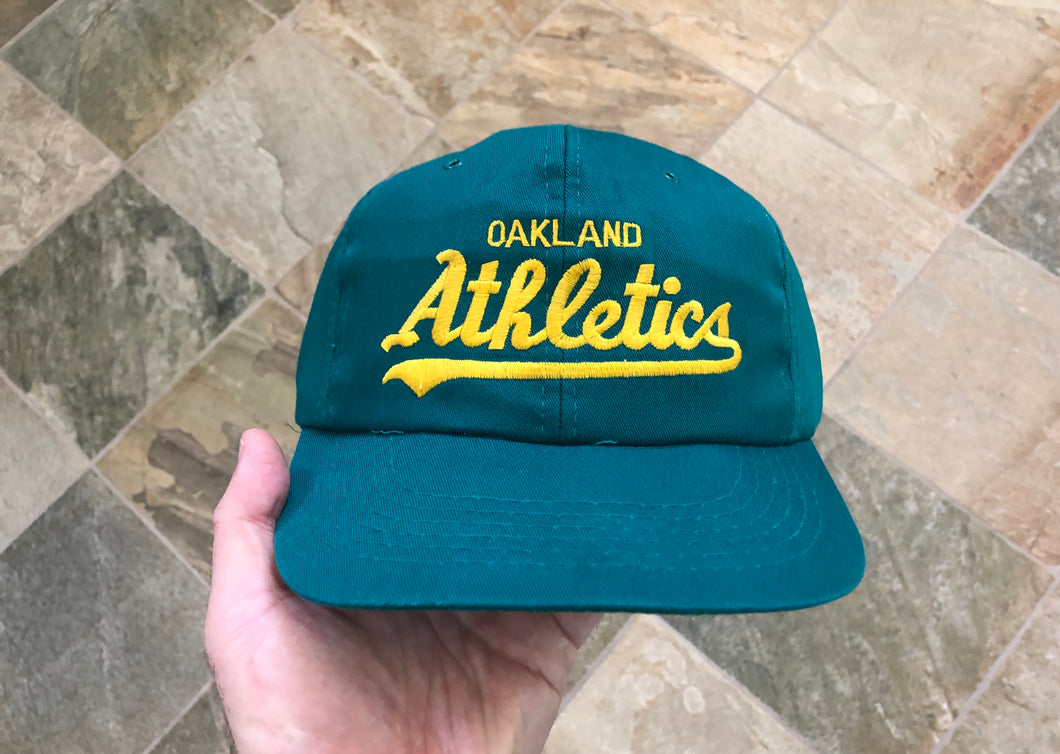 Vintage Oakland Athletics Script Snapback Baseball Hat