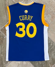 Load image into Gallery viewer, Golden State Warriors Steph Curry Adidas Basketball Jersey, Size Medium