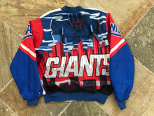 Load image into Gallery viewer, Vintage New York Giants Chalk Line Fanimation Football Jacket, Size Large