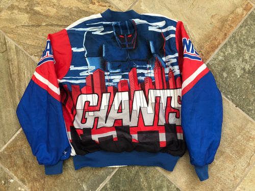 Vintage New York Giants Chalk Line Fanimation Football Jacket, Size Large