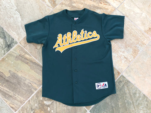 Vintage Oakland Athletics Majestic Baseball Jersey, Size Large