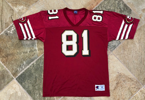 Vintage San Francisco Terrell Owens Champion Football Jersey, Size 40 Medium