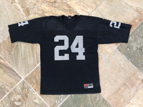 Vintage Oakland Raiders Charles Woodson Nike Football Jersey, Size Medium