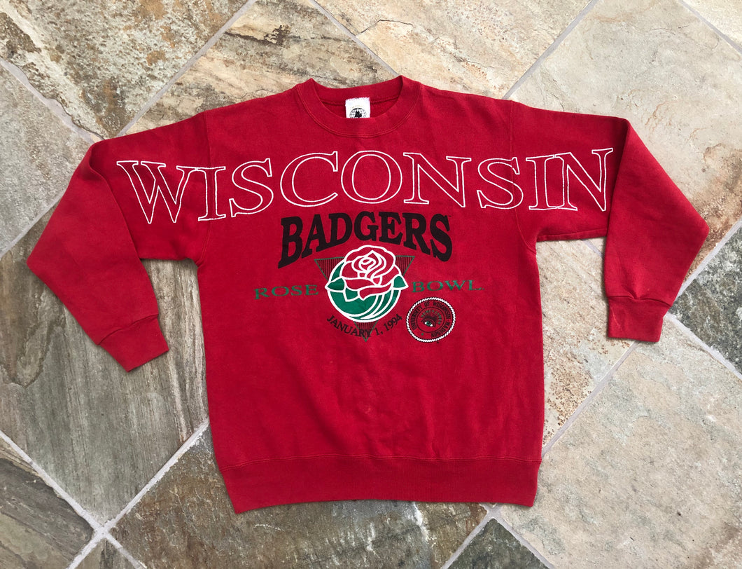 Vintage Wisconsin Badgers 1994 Rose Bowl College Football Sweatshirt, Size Large