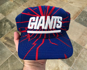 Vintage New York Giants Stater Collision Snapback Football Hat