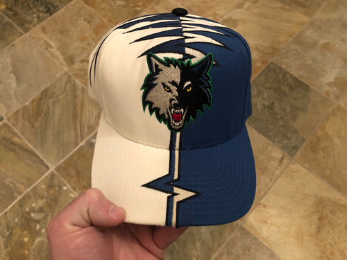 Vintage Minnesota Timberwolves Starter Shockwave Strapback Basketball Hat