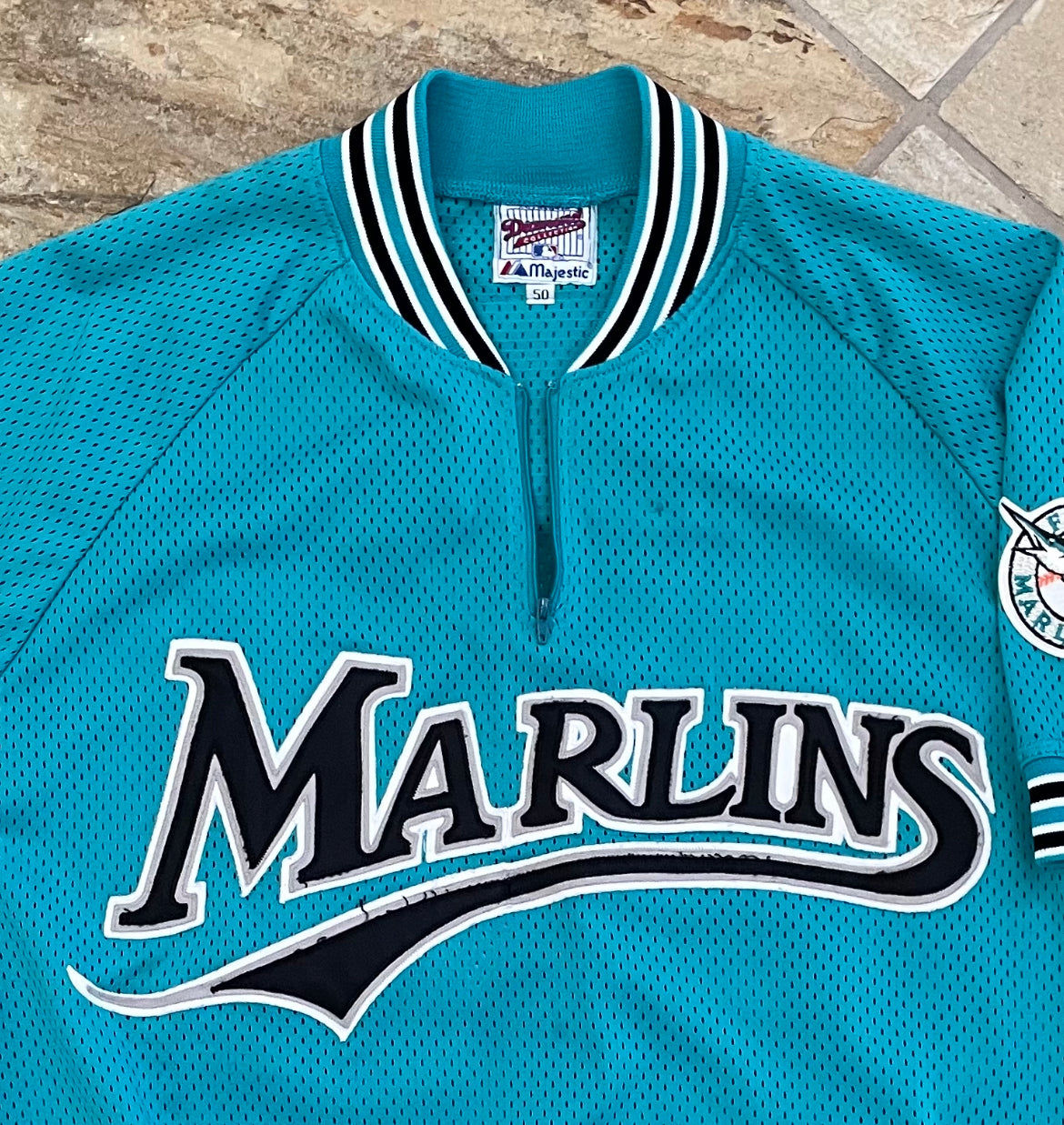 Men's Florida Marlins Throwback VINTAGE Baseball jersey #8 Andre