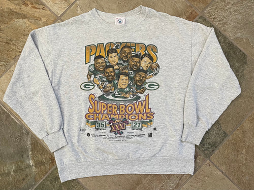 Vintage Green Bay Packers Shirt Xplosion Football Sweatshirt, Size XL