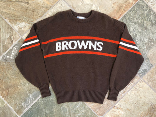 Vintage Cleveland Browns Cliff Engle Sweater Football Sweatshirt, Size Large