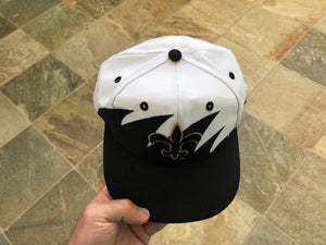 Vintage New Orleans Saints Logo Athletic Sharktooth Snapback Football Hat