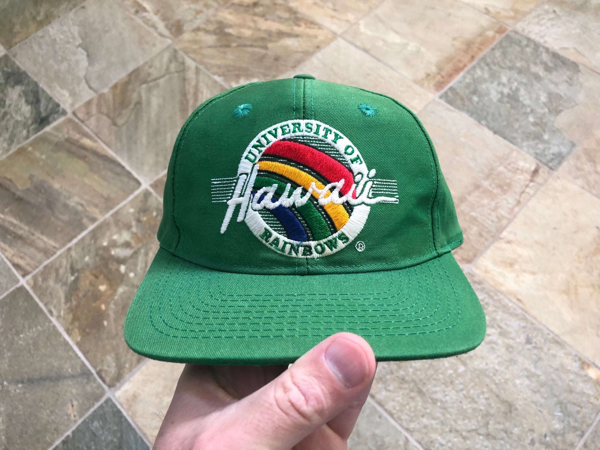 Hawaii Rainbow Warriors The Game Vintage 90's Snapback Cap Hat