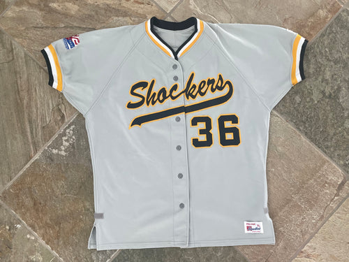 Vintage Wichita State Wheat Shockers Game Worn Soft Ball Baseball Jersey, Size XL