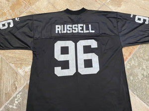 Vintage Oakland Raiders Darrell Russell Puma Football Jersey, Size XL