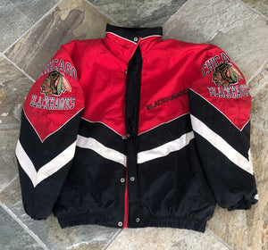 Vintage Chicago Blackhawks Starter Parka Hockey Jacket, Size XL