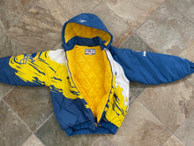 Load image into Gallery viewer, Vintage St. Louis Rams Logo Athletic Splash Parka Football Jacket, Size XL